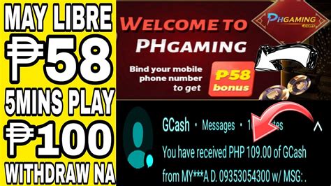 PHLWIN PAANO I CLAIM ANG FREE 58 PESOS KAY .